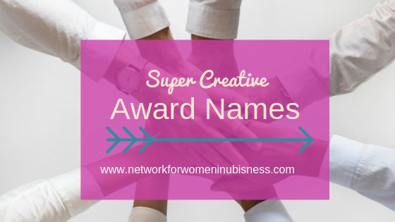 Super Creative Recognition Award Names & Categories